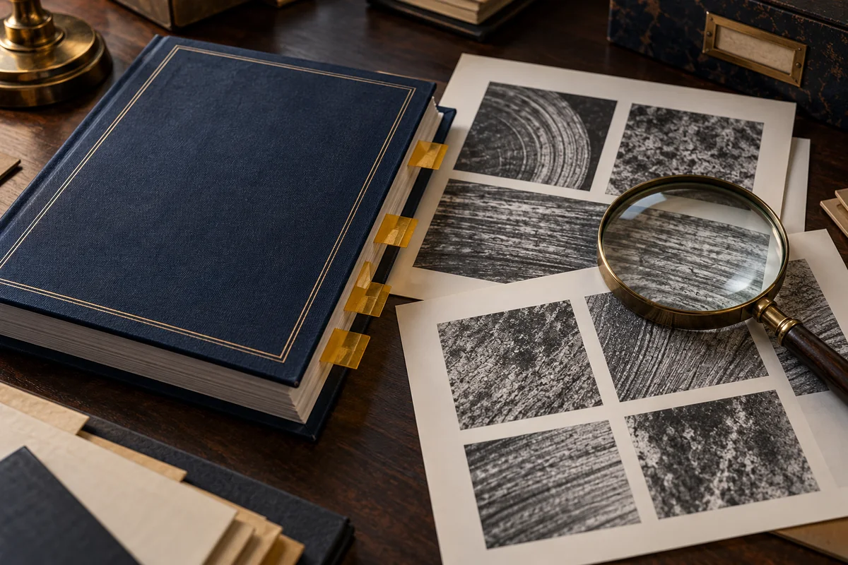 Техническое заключение и отдельные фототаблицы для сопоставления